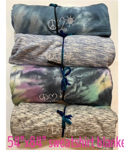 Peace Love Sun LBNY Blankets
